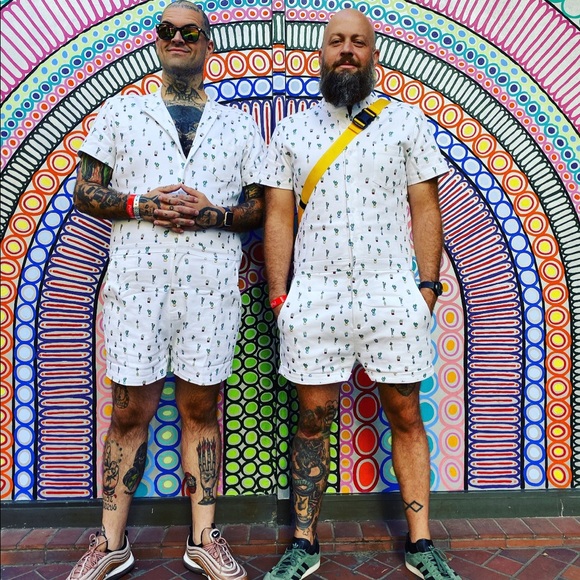 romphim Other - Romphim Cactus Print Mens Romper